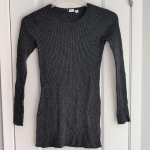 GAP Ribbed Tunic Cozy Long Sleeve Sweater